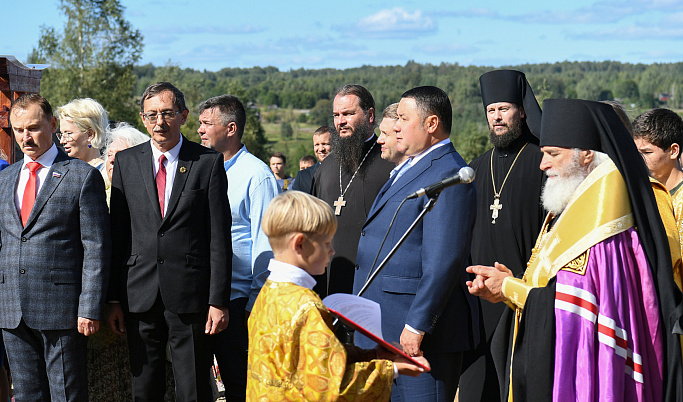 Игорь Руденя принял участие в церемонии открытия памятника святителю Николаю Японскому