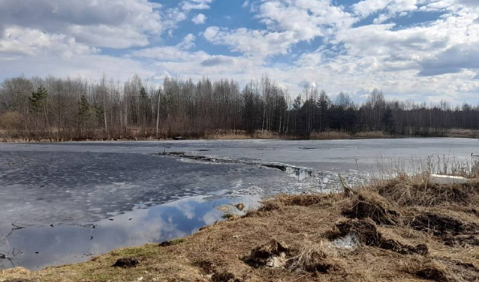 Подросток, провалившись под лед, погиб в Тверской области