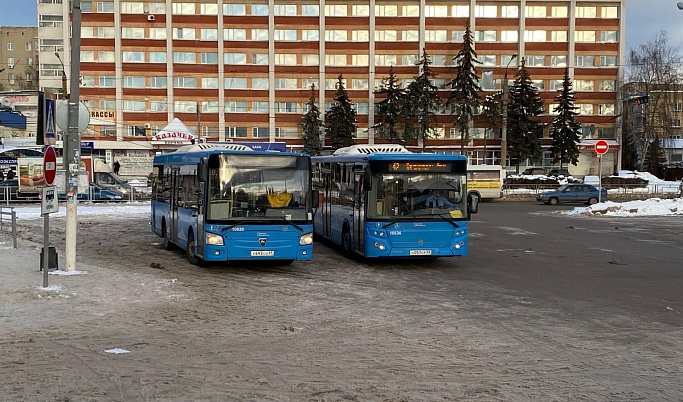 За новогодние праздники в Тверской области общественный транспорт перевез 1,3 млн пассажиров