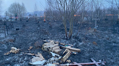 В Тверской области загорелось Щупинское кладбище