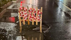 Тверские водители жалуются на яму на Петербургском шоссе