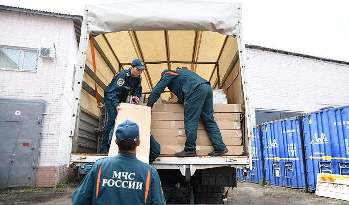 Из Тверской области в Бердянск отправили очередной гуманитарный груз 