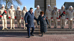 Игорь Руденя в Бежецке почтил память воинов, павших в годы Великой Отечественной войны