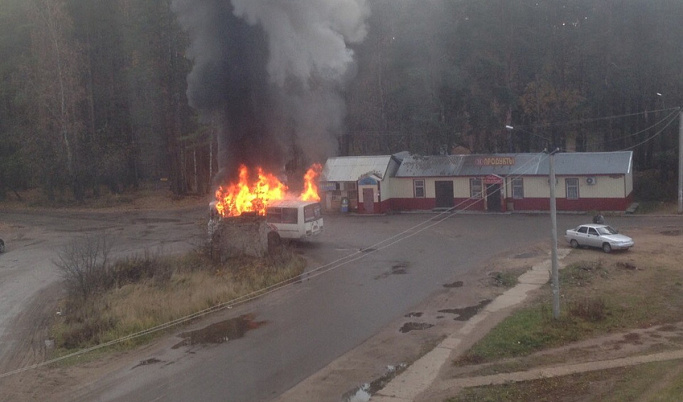 В Кимрах в маршрутном автобусе взорвался газовый баллон