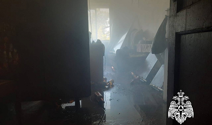 В Торжке во время пожара погиб один человек