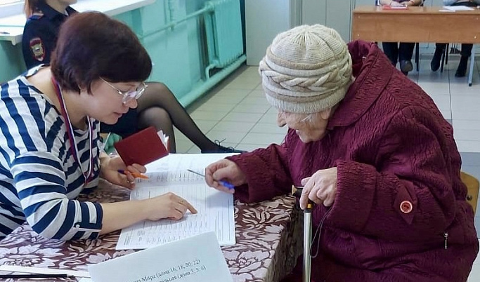 Одна из старейших жительниц Ржева сама пришла на выборы