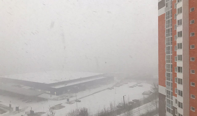 Снежный циклон обрушился на Тверскую область 