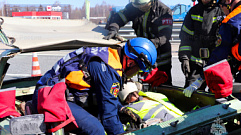 В Тверской области спасатели провели учения по ликвидации последствий ДТП