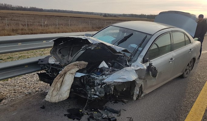 Женщина-водитель пострадала в аварии в Тверской области