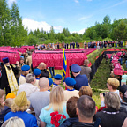 Бойцы поискового отряда «Калина» приняли участие в церемонии захоронения тысячи советских воинов в Ржеве