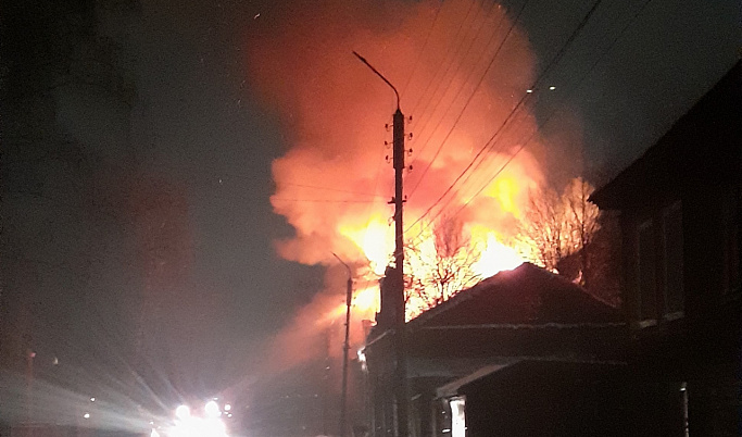 На пожаре в Тверской области пострадал один человек