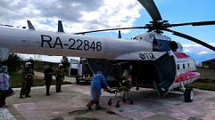 Двоих пациентов эвакуировали из Удомли на вертолете МЧС