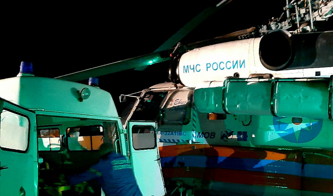 Вертолет санавиации экстренно эвакуировал жителя Удомли с инфарктом