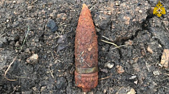 На строящейся ж/д станции под Ржевом нашли артиллерийский снаряд времен войны