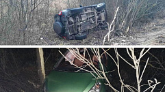 За сутки в Тверской области в кювете оказались два автомобиля