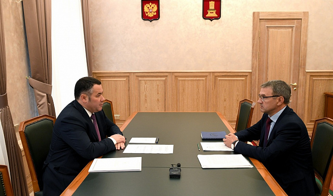 Игорь Руденя встретился с новым главой Бежецкого района