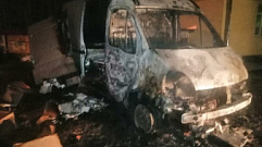 В Тверской области ночью сгорел грузовик