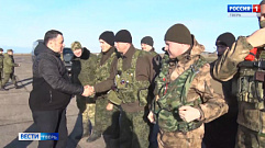 Губернатор Игорь Руденя в прифронтовой зоне СВО встретился с военнослужащими