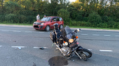 В результате ДТП с иномаркой в Тверской области пострадал мотоциклист