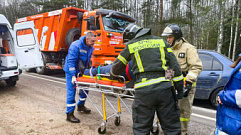 В Тверской области спасатели отрабатывали действия при ДТП