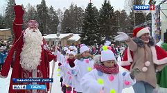 Дед Мороз из Великого Устюга приехал в Вышний Волочек