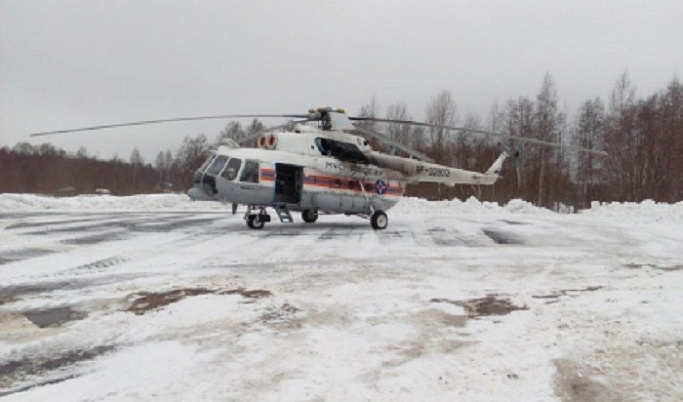 Вертолет санавиации экстренно доставил тяжелобольного пациента в ОКБ Твери
