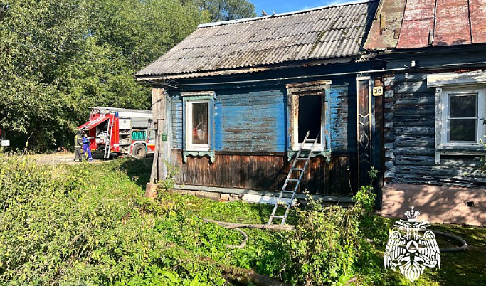 На пожаре в Твери погиб человек