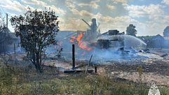 Огнеборцы потушили пожар в двухквартирном жилом доме в Тверской области