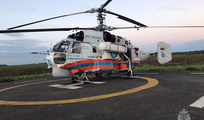 Вертолет санавиации экстренно доставил в Тверь трехлетнего мальчика