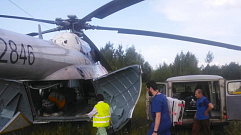 Двух тяжелобольных доставили на вертолете в Тверь