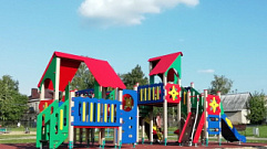 В 29 детских садах Тверской области обновят уличные игровые комплексы