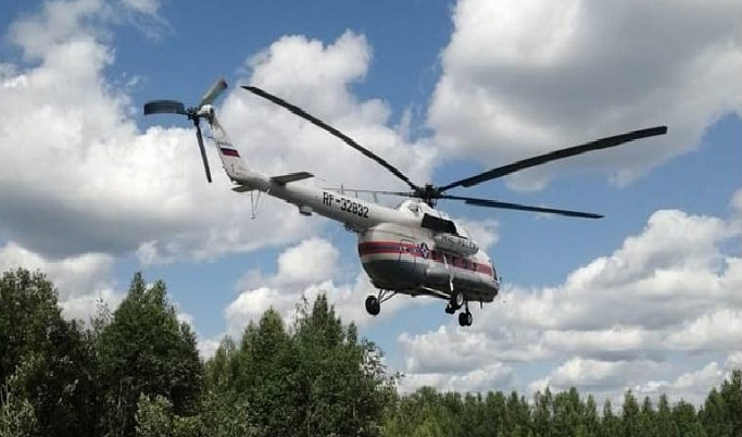 Пациентку из Нелидово доставили вертолетом в Тверь