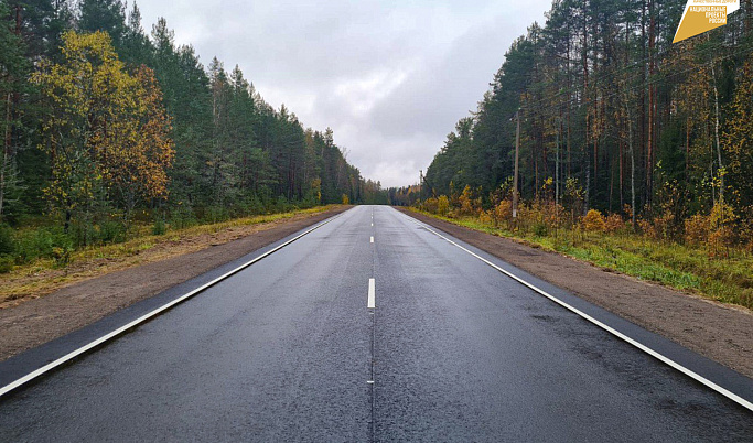 14,6 км дороги Западная Двина – Жарковский отремонтировали в Тверской области
