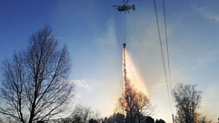 Пожар в Тверской области тушили 50 человек и вертолёт