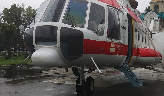Вертолет санавиации за сутки совершил два вылета в районы Тверской области