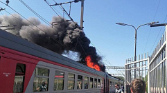 Движение поездов на участке Москва-Тверь полностью восстановили после пожара