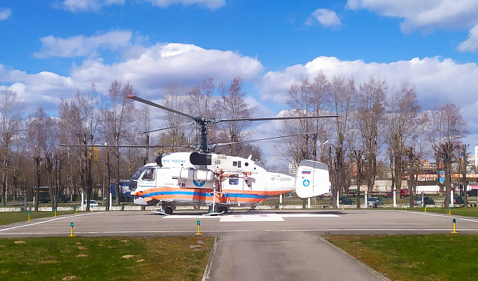 Вертолет санавиации эвакуировал пациента из Весьегонска