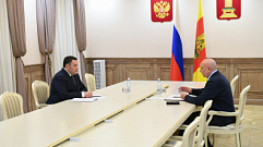 Игорь Руденя провёл рабочую встречу с главой Осташковского городского округа Алексеем Титовым