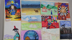 В университете Монголии открылась выставка с рисунками детей из Тверской области