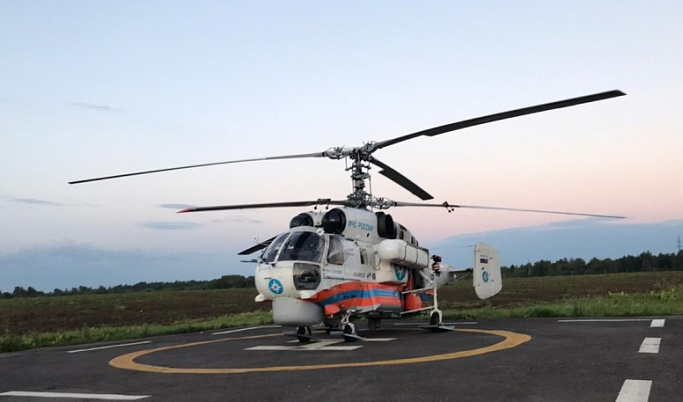 Вертолет санавиации совершил вылет в Калязин