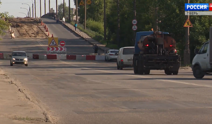 В Твери скорректировали схему движения на время ремонта Крупского моста