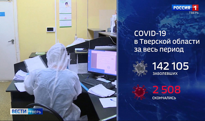 В Тверской области пятая волна пандемии коронавируса пошла на спад
