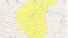В Тверской области из-за ливня ввели желтый уровень погодной опасности