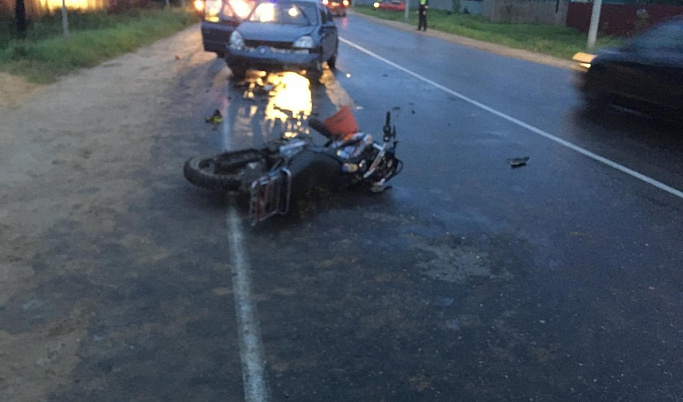 В ДТП под Тверью 14-летний мотоциклист получил тяжелые травмы