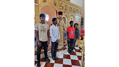 Студенты-волонтеры из Африки восстанавливают храм в Тверской области