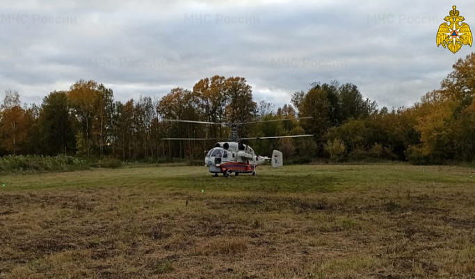 В Тверской области ребенок был экстренно транспортирован в больницу силами МЧС