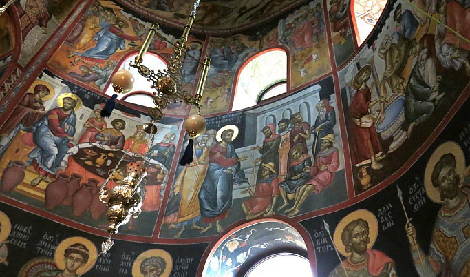 В храме Николо-Малицкого монастыря под Тверью началась реставрация росписей