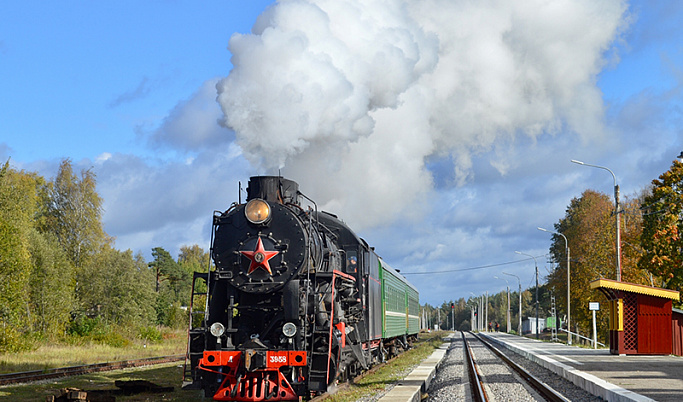 В Тверской области продолжает курсировать ретропоезд
