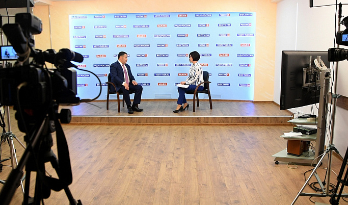 Посмотреть прямой эфир с губернатором Игорем Руденей можно на «Вести Тверь»