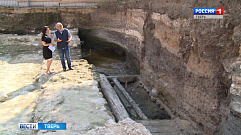 Старинный сруб нашли при строительстве Спасо-Преображенского собора в Твери